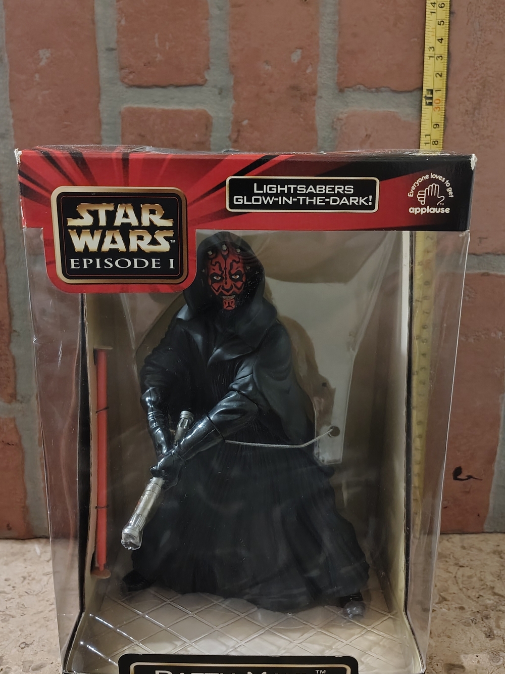 1999 Star Wars Darth Maul Vinyl Character Collectible - New In Box Applause